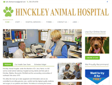 Tablet Screenshot of hinckleyanimalhospital.com